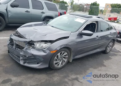 2016 Honda Civic Ex из США, поврежденный, VIN 2HGFC2F74GH501904